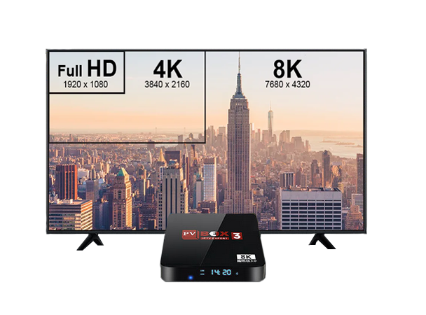 PVBOX3 Support 8K Ultra-HD