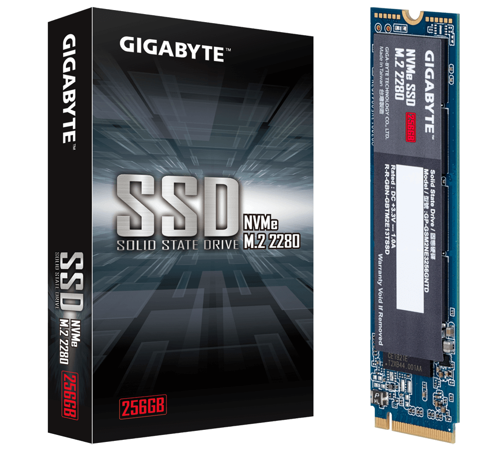 Gigabyte M.2 256GB GP_GSM2NE3256GNTD NVMe SSD (1700/1100MB/s